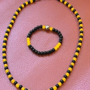 Game day bracelet and necklace